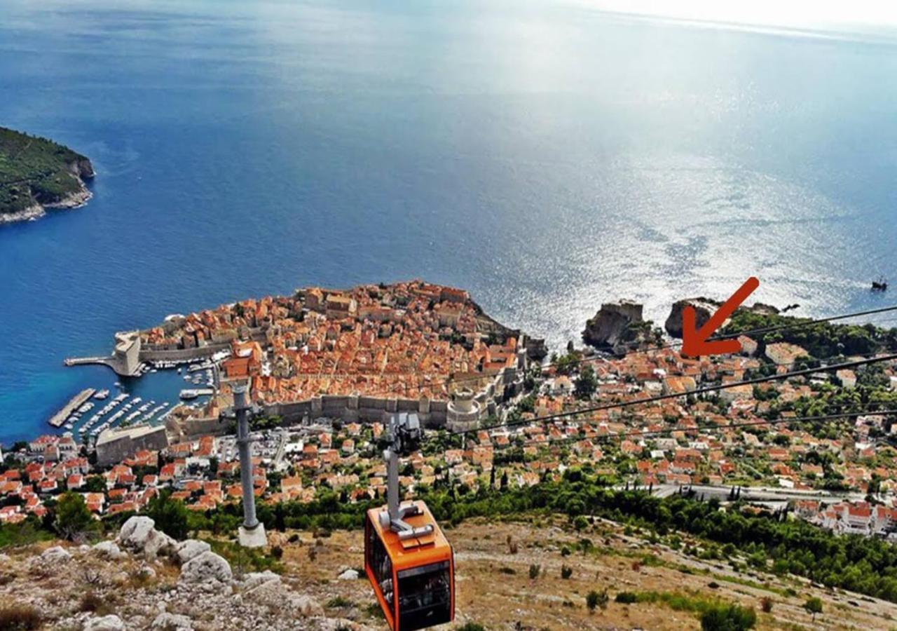 Mediteran With Garden Next To Beach And Old Town Dubrovnik Buitenkant foto